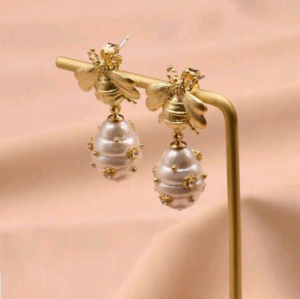 CULTURED PEARL 18 K GOLD PLATED